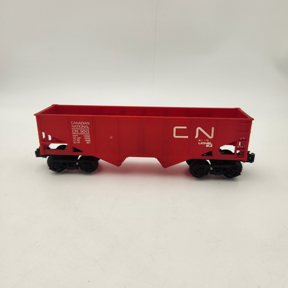 Lionel O Scale Canadian National CN 9013 Hopper Car Red MPC USA 9010